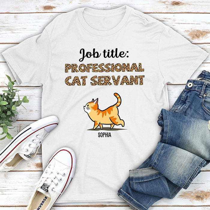 Professional Cat Servant - Personalized Custom Unisex T-shirt