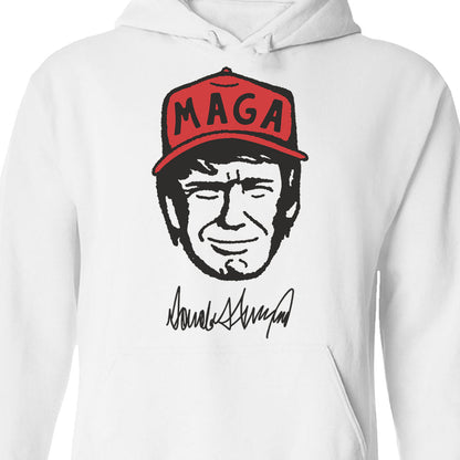 Trump MAGA Hat Cartoon Shirt, Trump MAGA Sweatshirt, Republican Sweater T1588 - GOP