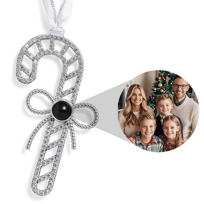 Personalized Pink Snowflake Photo Ornament Christmas Gifts