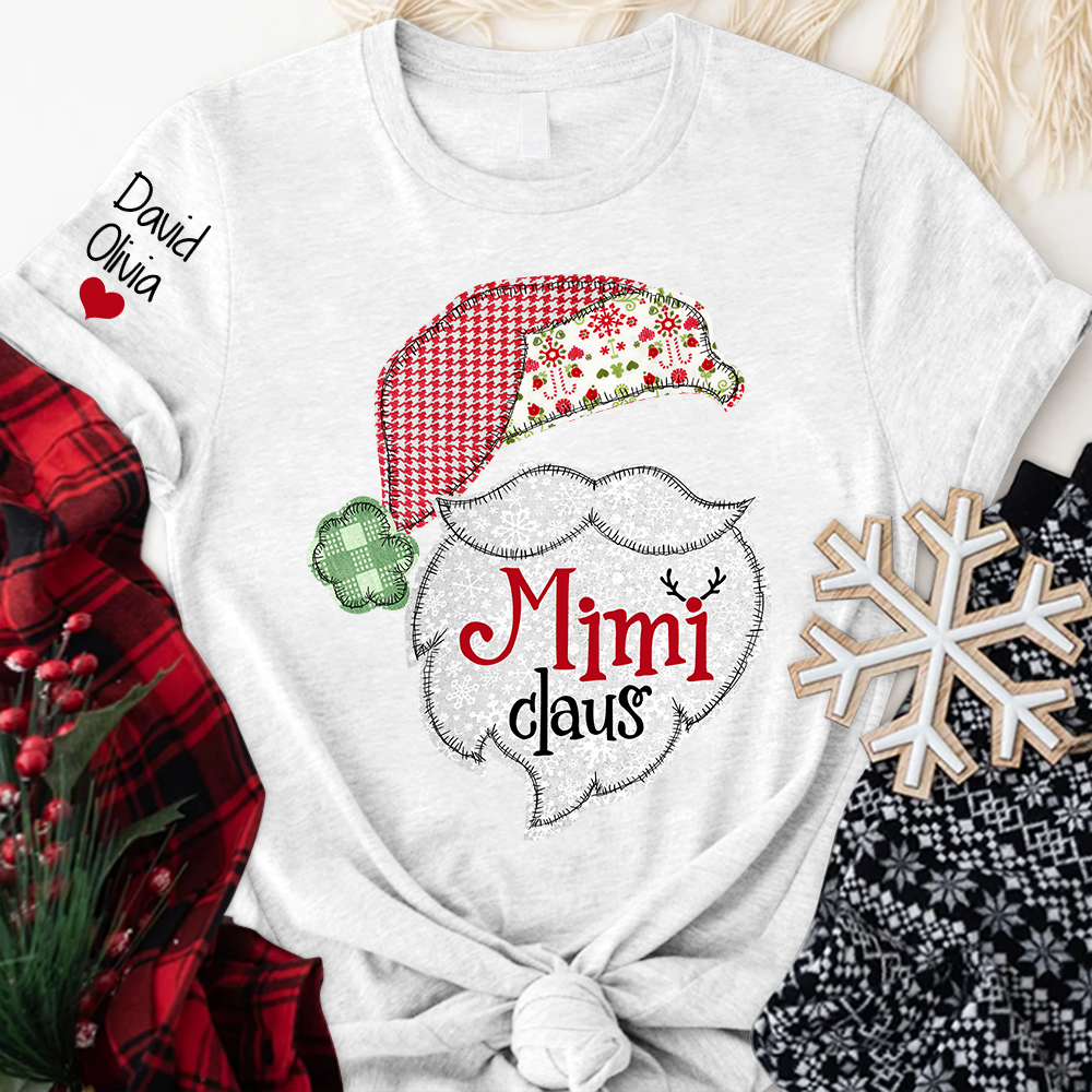 Mimi Claus Christmas With Grandkids T-Shirt