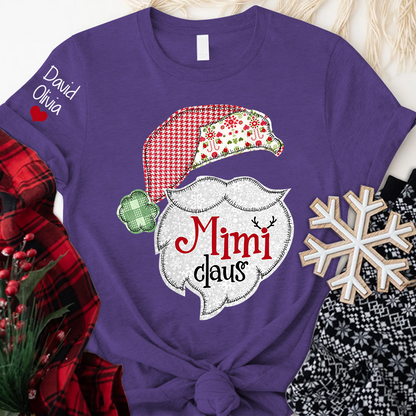 Mimi Claus Christmas With Grandkids T-Shirt