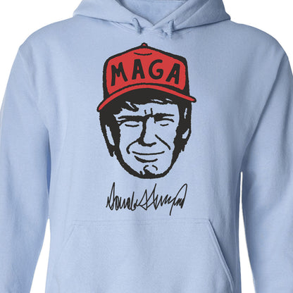 Trump MAGA Hat Cartoon Shirt, Trump MAGA Sweatshirt, Republican Sweater T1588 - GOP