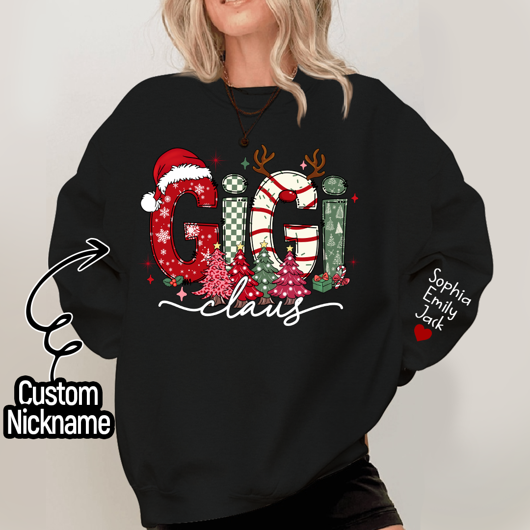 Personalized Christmas Grandma, Tree Christmas For Grandma, Gift Gigi And Kids