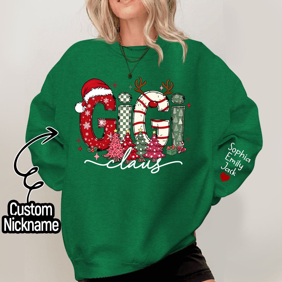 Personalized Christmas Grandma, Tree Christmas For Grandma, Gift Gigi And Kids