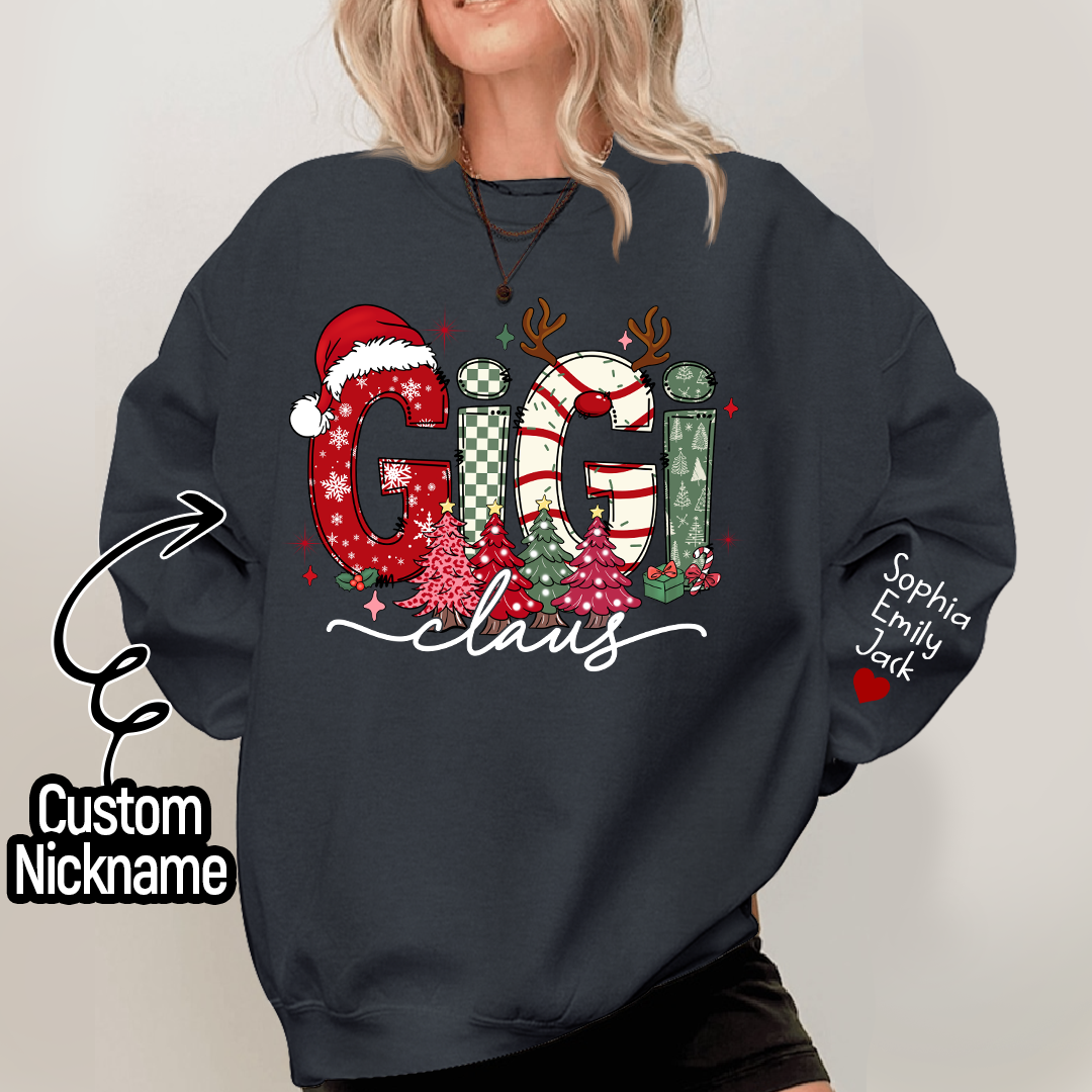 Personalized Christmas Grandma, Tree Christmas For Grandma, Gift Gigi And Kids