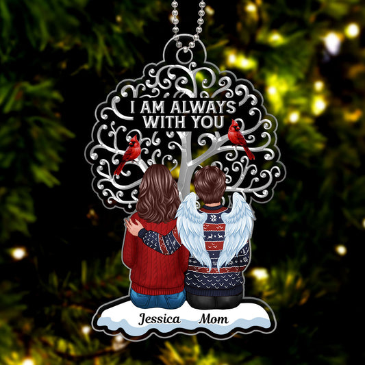 Memorial Tree Cardinal Remembrance Keepsake Personalized Acrylic Ornament