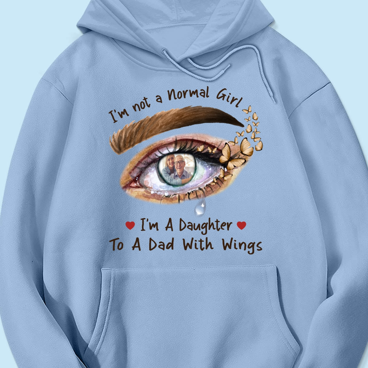 A Daughter To A Dad With Wings Personalized Memorial Shirt