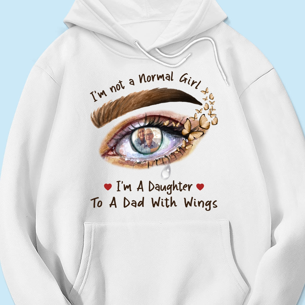 A Daughter To A Dad With Wings Personalized Memorial Shirt