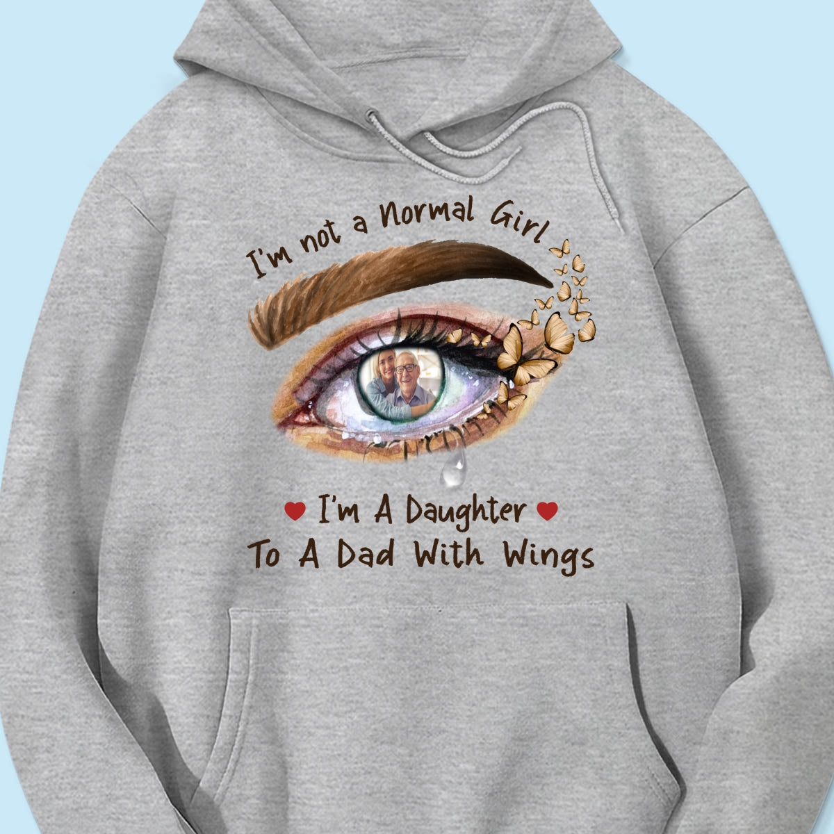 A Daughter To A Dad With Wings Personalized Memorial Shirt