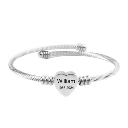 Personalized Name&Date Memorial Bracelet