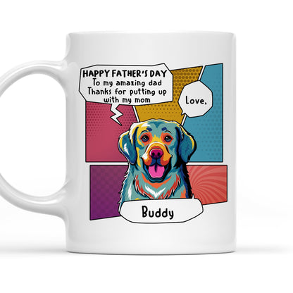 Pop Art Amazing Mom/Dad - Personalized Custom Coffee Mug