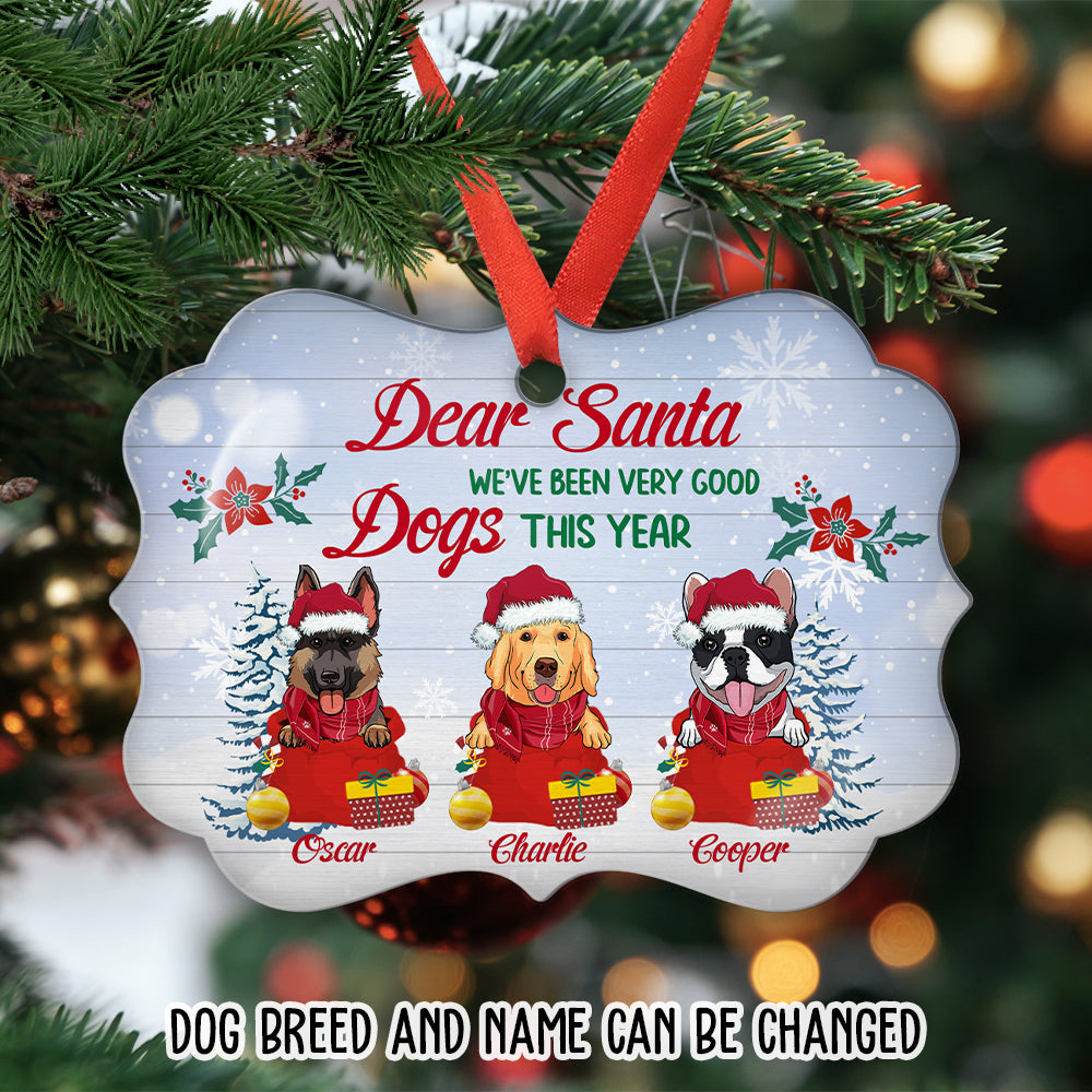 Dear Santa - Personalized Custom Acrylic Ornament