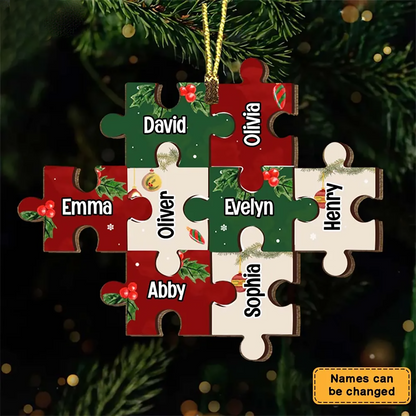 Personalized Pieces Of Our Family Ornament 36030