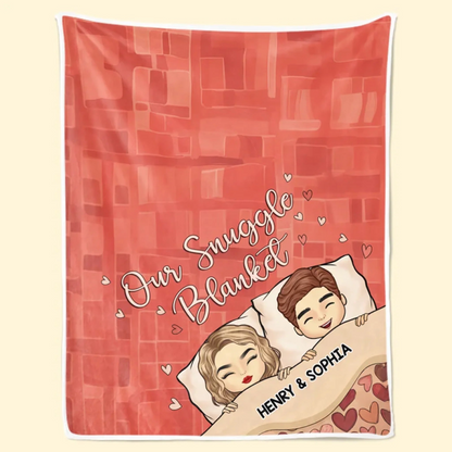 Our Love Nest - Couple Personalized Custom Blanket - Gift For Husband Wife, Anniversary
