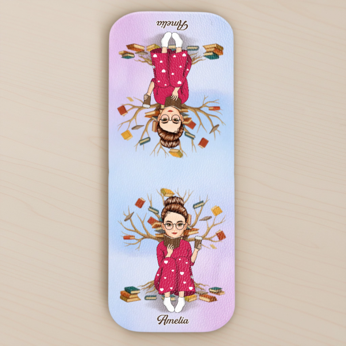 Custom Leather Magnetic Bookmark - Personalized Bookish Gifts For Book Lovers, Bookworms, Readers - Chapters And Dreams Await