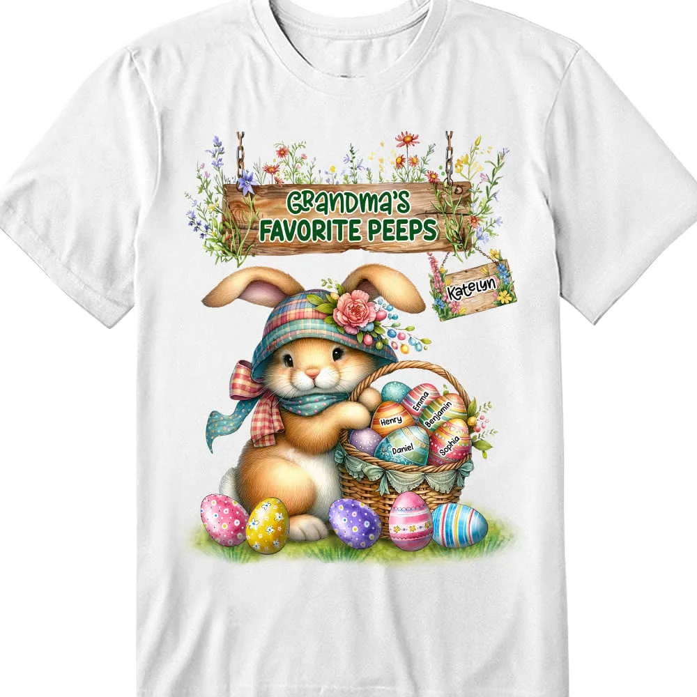 Personalized Easter Gift Grandma's Favorite Peeps Shirt - Hoodie - Sweatshirt