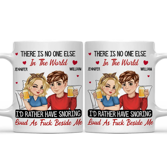 Couple Snoring Loud AF - Personalized Mug