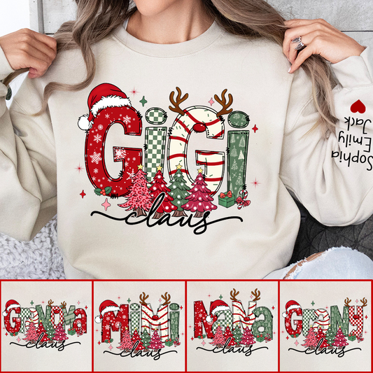 Personalized Christmas Grandma, Tree Christmas For Grandma, Gift Gigi And Kids