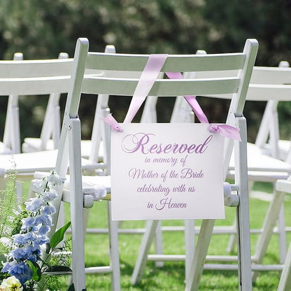 Personalised Multicolor Memorial Seat Sign with Name Memorial Wedding Gift for Family Friend