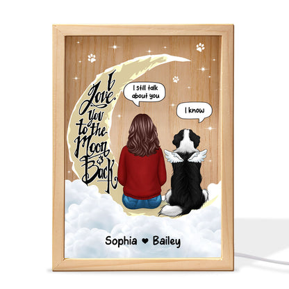 Pet Memorial Personalized Frame Light Box
