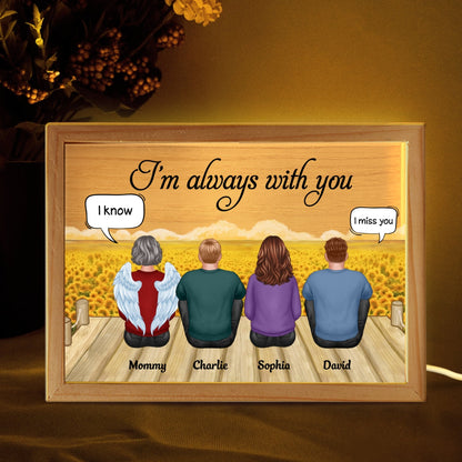 Forever In My Heart Memorial Keepsake Personalized Frame Light Box