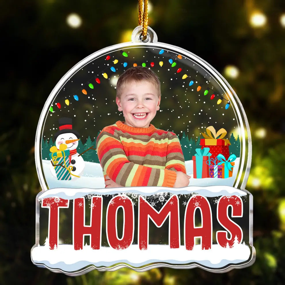 2024 Kids Custom Christmas Names - Personalized Kids Photo Ornament ornament The Next Custom Gift