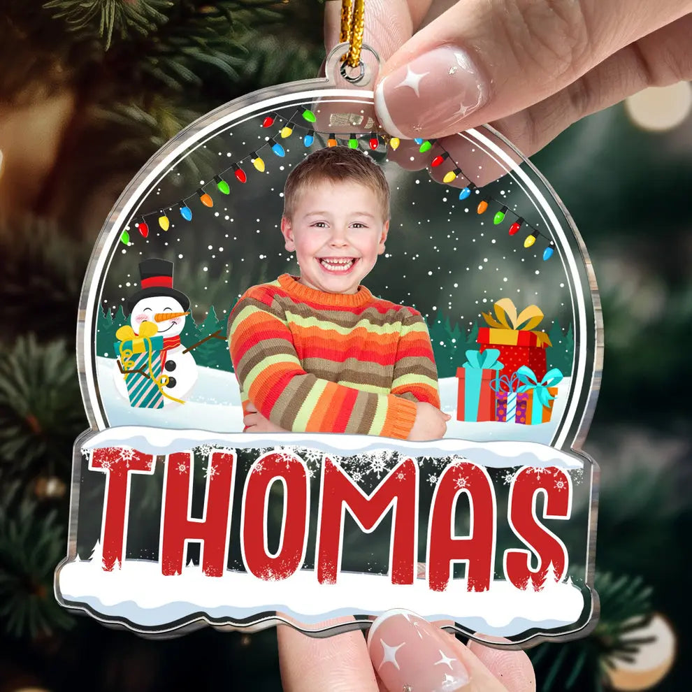 2024 Kids Custom Christmas Names - Personalized Kids Photo Ornament ornament The Next Custom Gift