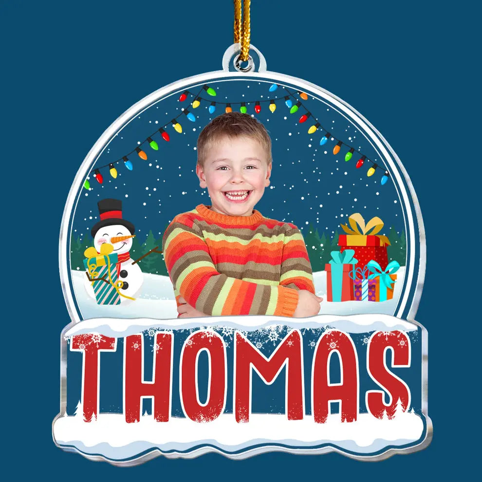 2024 Kids Custom Christmas Names - Personalized Kids Photo Ornament ornament The Next Custom Gift