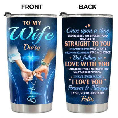 20oz Couple - Once Upon A Time - Personalized Tumbler (LH) - The Next Custom Gift