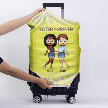 Best Friends We Are Like A Small Gang - Gift For BFF And Colleagues - Personalized Custom Luggage Cover