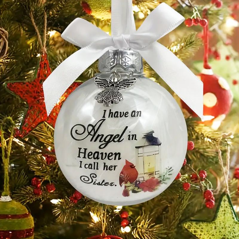 Christmas in Heaven Memorial Ornament Christmas Tree Hanging Ornament