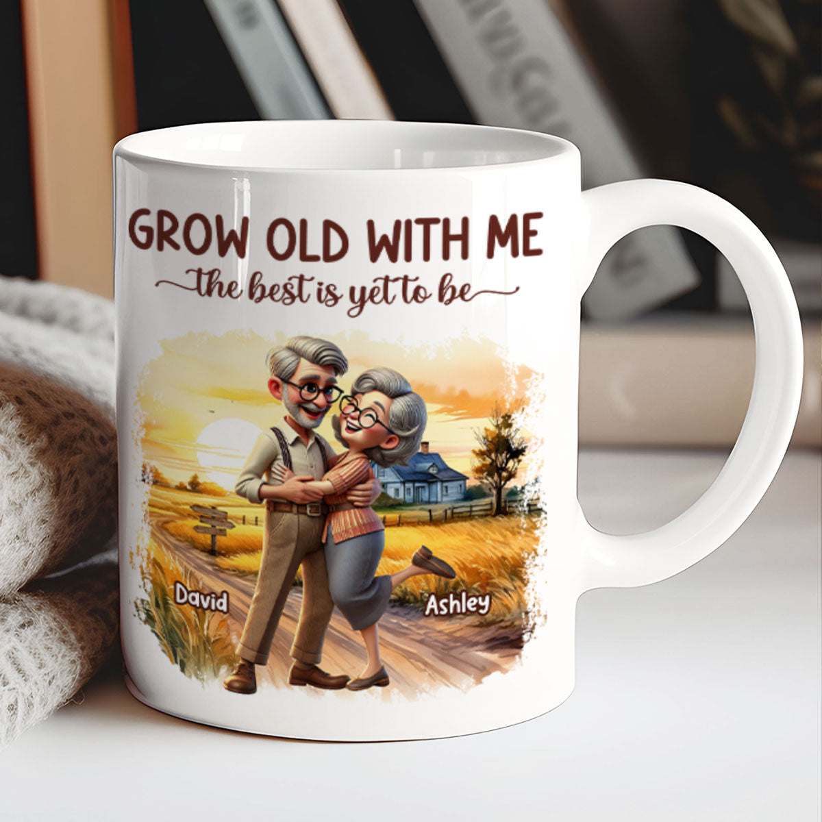 I Had You And You Had Me Happy Old Couple Personalized Mug, Anniversary Valentine's Day For Him, For Her, Husband, Wife