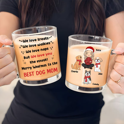 But I Love You The Most - Personalized Custom Glass Mug