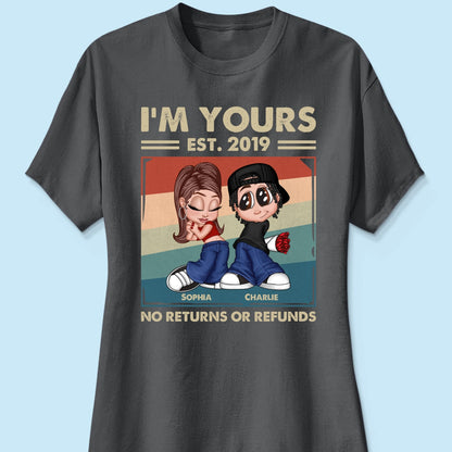 Y2K Couple Retro Frame Personalized Shirt, Gift For Him Gift For Her