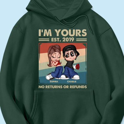 Y2K Couple Retro Frame Personalized Shirt, Gift For Him Gift For Her