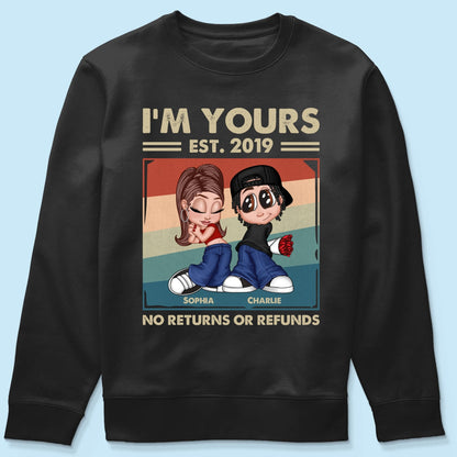 Y2K Couple Retro Frame Personalized Shirt, Gift For Him Gift For Her