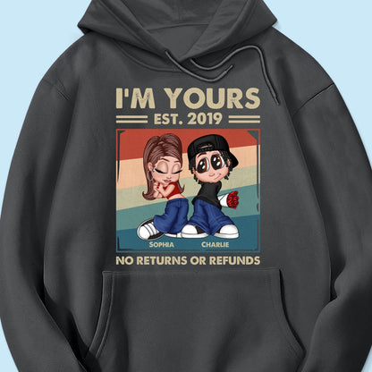 Y2K Couple Retro Frame Personalized Shirt, Gift For Him Gift For Her