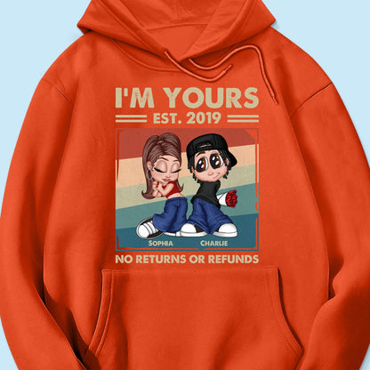 Y2K Couple Retro Frame Personalized Shirt, Gift For Him Gift For Her