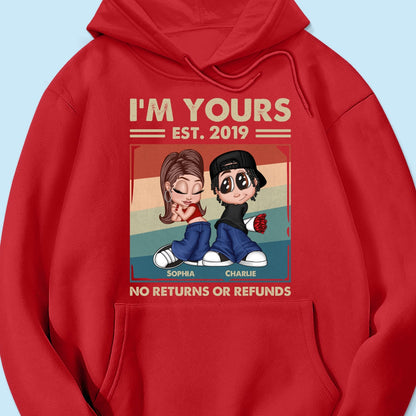 Y2K Couple Retro Frame Personalized Shirt, Gift For Him Gift For Her