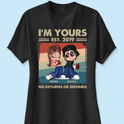 Y2K Couple Retro Frame Personalized Shirt, Gift For Him Gift For Her