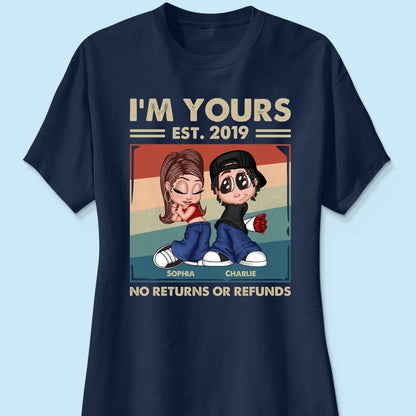 Y2K Couple Retro Frame Personalized Shirt, Gift For Him Gift For Her