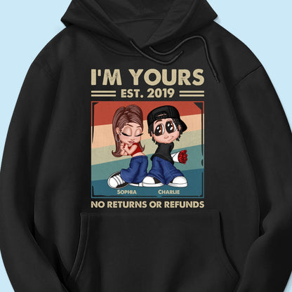 Y2K Couple Retro Frame Personalized Shirt, Gift For Him Gift For Her