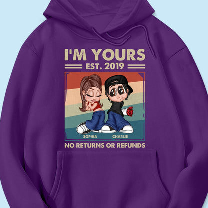 Y2K Couple Retro Frame Personalized Shirt, Gift For Him Gift For Her