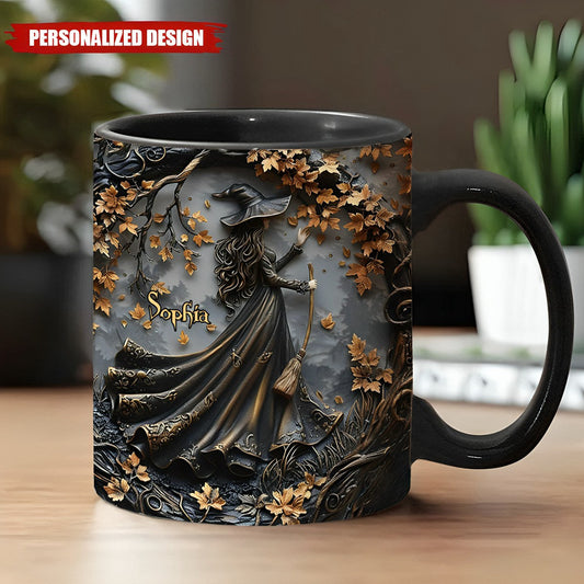 Beautiful Witch - Personalized Witch Accent Mug