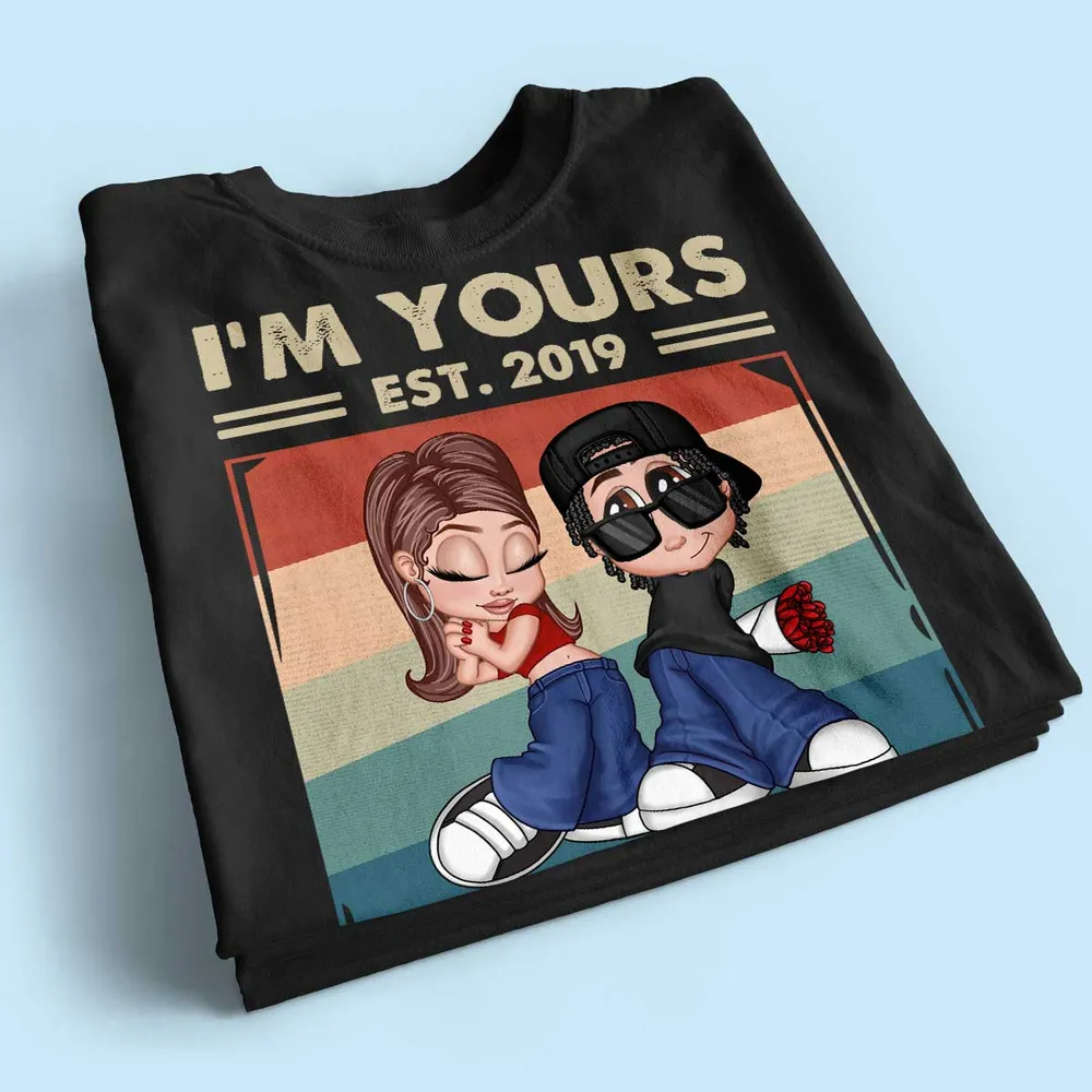 Y2K Couple Retro Frame Personalized Shirt, Gift For Him Gift For Her