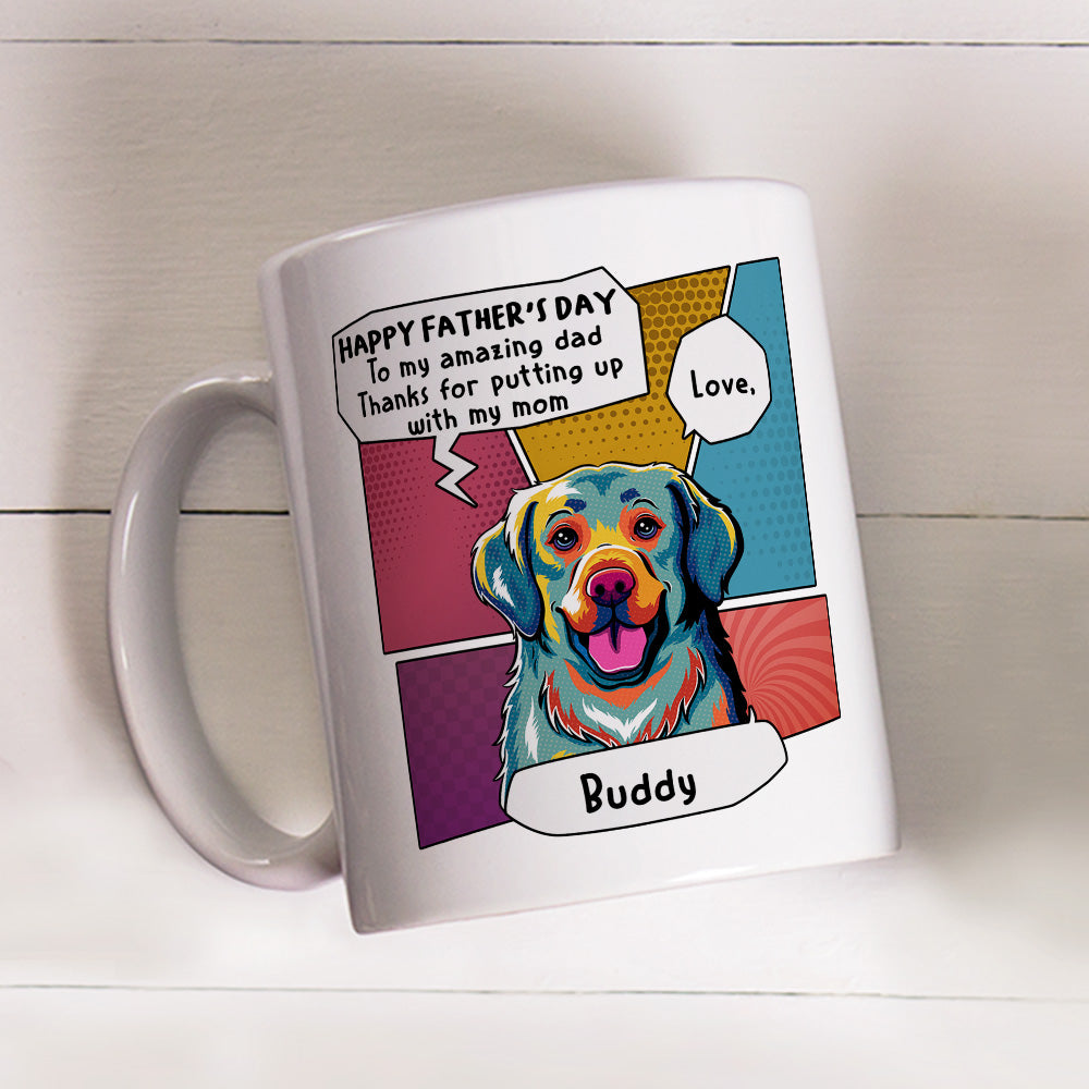 Pop Art Amazing Mom/Dad - Personalized Custom Coffee Mug