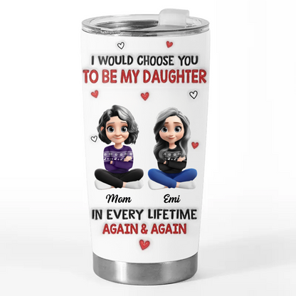 Custom Tumbler - Personalized Birthday Gifts For Mom, Dad, Daughter - My Girl, My Sunshine