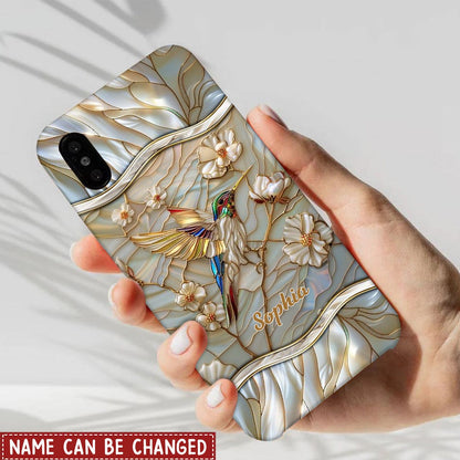 Hummingbird Cell Phone Case Personalized With Your Favorite Animal