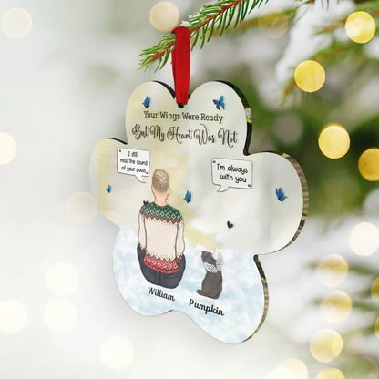 Memorial Dog Cat You Were My Favorite Hello And Hardest Goodbye - Personalized Custom Shaped Acrylic Ornament