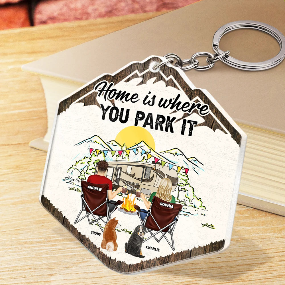 Making Memories One Campsite - Personalized Acrylic Keychain